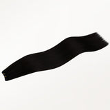 Jet Black (1) Genius Weft Hair Extensions (50-120g)_100% Remy Human Hair.