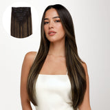 Dark Brown Balayage (2/6/2) Classic Clip-Ins (120g-150g)