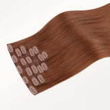 Cinnamon Terra Copper (330) Seamless Clip-Ins (130g-160g) [Clearance]_100% Remy Human Hair.