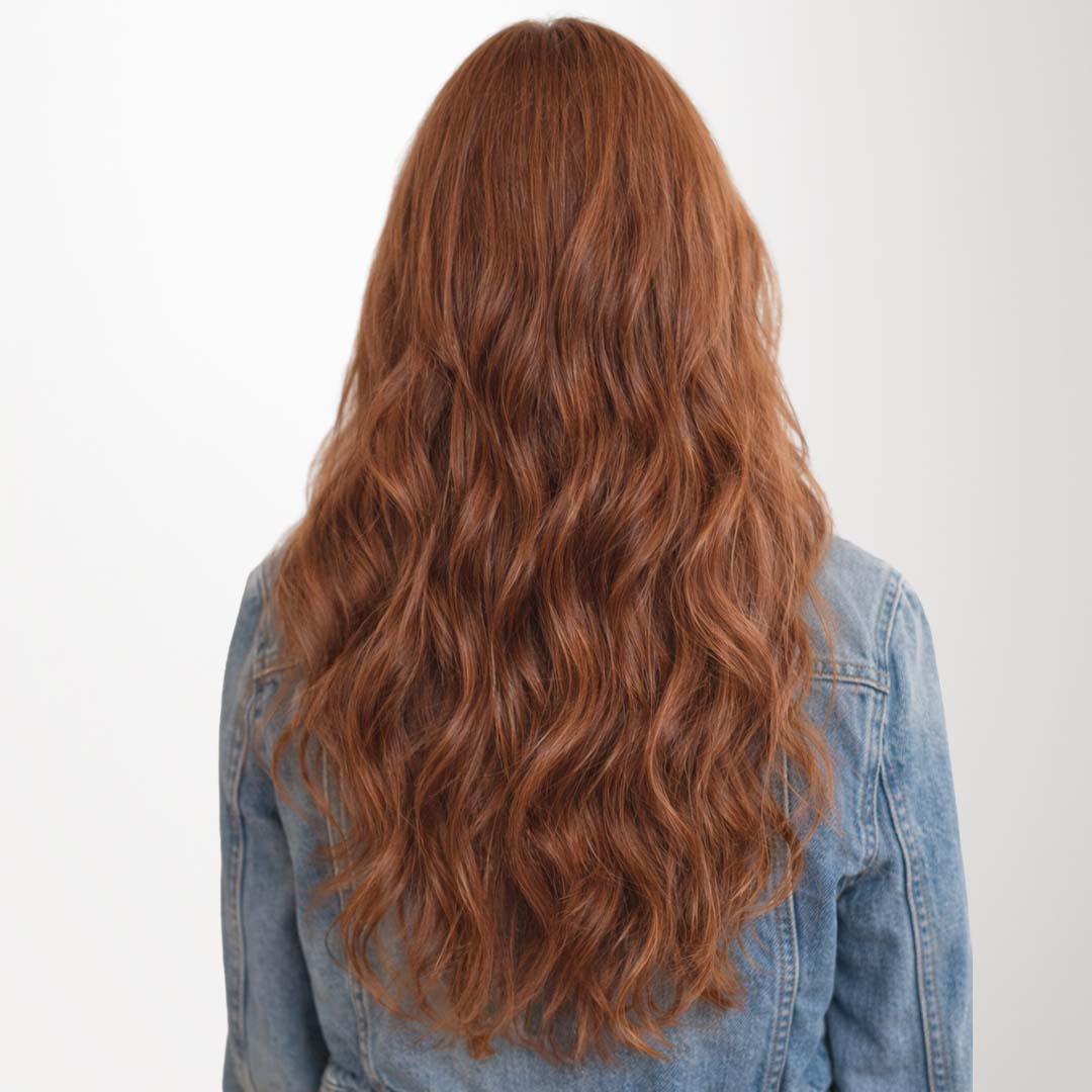 Cinnamon Terra Copper (330) Seamless Clip-Ins (130g-160g) [Clearance]_100% Remy Human Hair.