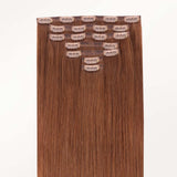 Cinnamon Terra Copper (330) Seamless Clip-Ins (130g-160g) [Clearance]_100% Remy Human Hair.