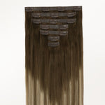 Bleach Blonde Balayage (3/8/613) Seamless Clip-Ins (130g-160g)-100% Remy Human Hair.
