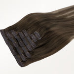 Bleach Blonde Balayage (3/8/613) Seamless Clip-Ins [Clearance]_100% Remy Human Hair.