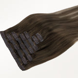 Bleach Blonde Balayage (3/8/613) Seamless Clip-Ins [Clearance]_100% Remy Human Hair.