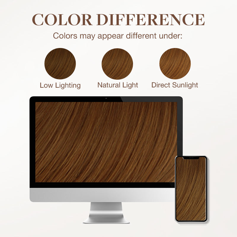 Copper (350) Seamless Clip-Ins (130g-160g) [Clearance]_100% Remy Human Hair.