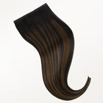 Dark Brown Balayage (2/6/2) Seamless Clip-Ins (130g-160g)-100% Remy Human Hair.