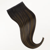 Dark Brown Balayage (2/6/2) Seamless Clip-Ins [Clearance]_100% Remy Human Hair.
