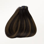 Dark Brown Balayage (2/6/2) Seamless Clip-Ins [Clearance]_100% Remy Human Hair.