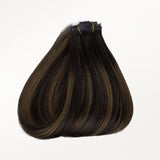 Dark Brown Balayage (2/6/2) Seamless Clip-Ins [Clearance]_100% Remy Human Hair.