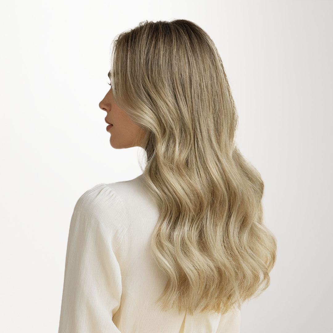 Light Blonde Highlights (16/22A) Seamless Clip-Ins (130g-160g) [Clearance]_100% Remy Human Hair.