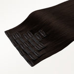 Light Brown (2A) Seamless Clip-Ins [Clearance]_100% Remy Human Hair.