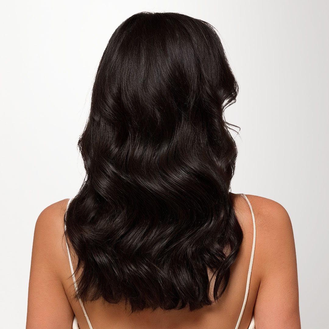 Light Brown (2A) Seamless Clip-Ins [Clearance]-100% Remy Human Hair.