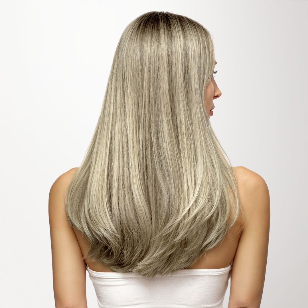 Ash Blonde Highlights (17A/60A) Classic Clip-Ins (150g-170g) [Clearance]_100% Remy Human Hair.