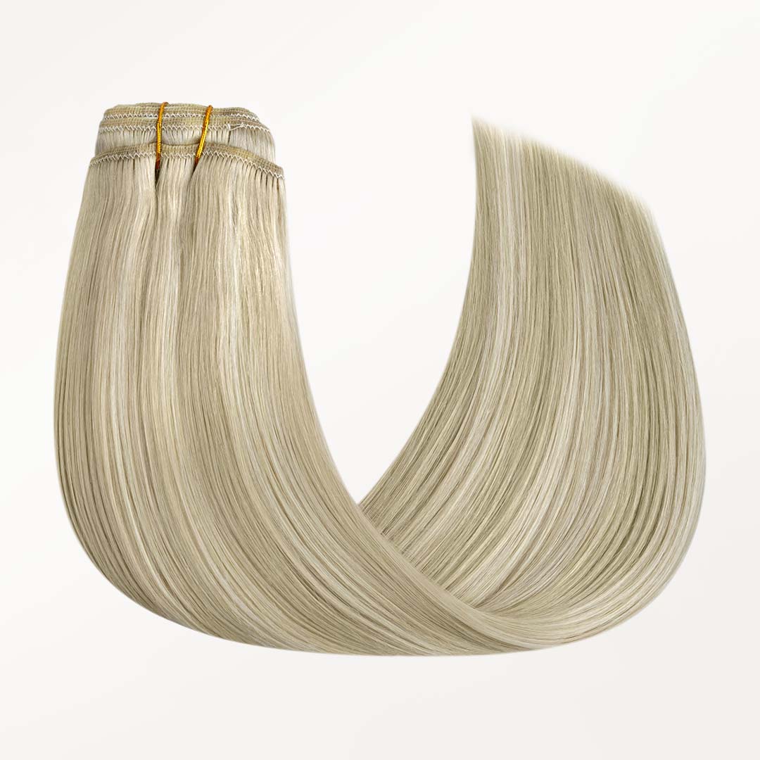 Ash Blonde Highlights (17A/60A) Classic Clip-Ins (150g-170g) [Clearance]_100% Remy Human Hair.