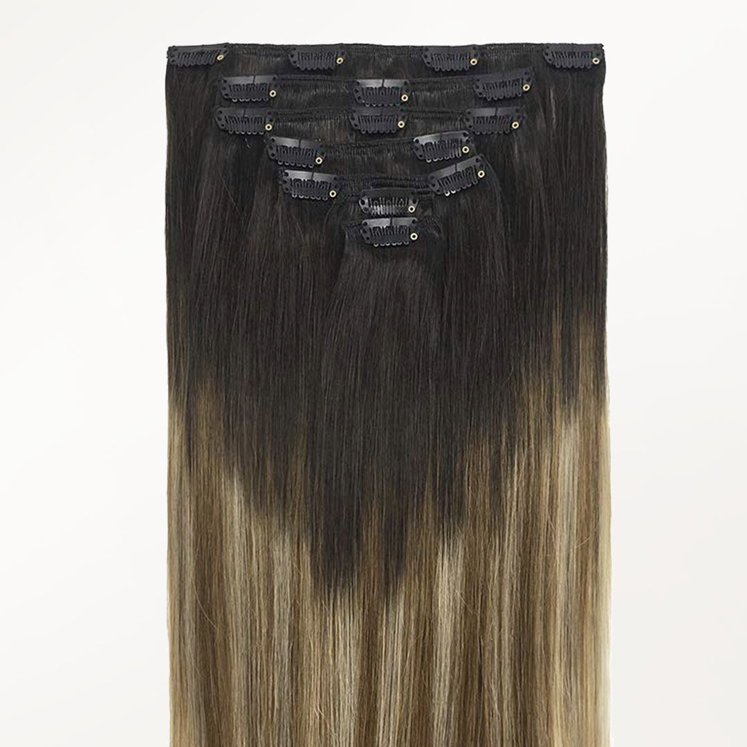 Dirty Blonde Omber (2/6/18) Classic Clip-Ins (150g-170g) [Clearance]_100% Remy Human Hair.