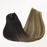 Dirty Blonde Omber (2/6/18) Classic Clip-Ins (150g-170g) [Clearance]_100% Remy Human Hair.