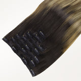 Dirty Blonde Omber (2/6/18) Classic Clip-Ins (150g-170g) [Clearance]_100% Remy Human Hair.