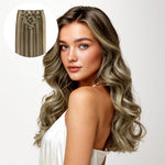 Golden Blonde Highlights (8B/60B) Classic Clip-Ins (150g-170g) [Clearance]_100% Remy Human Hair.