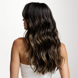 Natural Black Balayage (1B/6/1B) Classic Clip-Ins (150g-170g)-100% Remy Human Hair.
