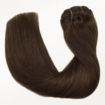 Chocolate Brown (4A) Classic Clip-Ins (150g-170g) [Clearance]_100% Remy Human Hair.