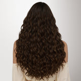 Chocolate Brown (4A) Elf Curly Clip-in Hair Extensions (120-150g)_100% Remy Human Hair.