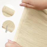 Platinum Blonde (60A) Butterfly Weft Hair Extensions (100g-150g)_100% Remy Human Hair.