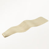 Platinum Blonde (60A) Butterfly Weft Hair Extensions (100g-150g)_100% Remy Human Hair.
