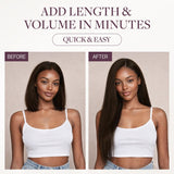 Chocolate Brown (4A) Silky Straight Tape In Hair Extensions 50g
