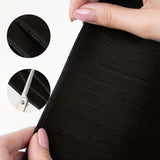 Natural Black (1B) Butterfly Weft Hair Extensions (100g-160g)-100% Remy Human Hair.