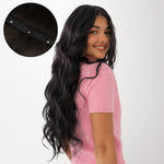 Jet Black (1) Butterfly Weft Hair Extensions (100g-150g)_100% Remy Human Hair.