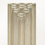 Ash Blonde Highlights (17A/60A) Classic Clip-Ins [Clearance]_100% Remy Human Hair.