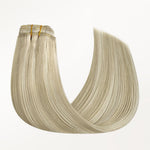 Ash Blonde Highlights (17A/60A) Classic Clip-Ins [Clearance]_100% Remy Human Hair.