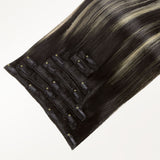 Black to Light Blonde Balayage (1B/19/1B) Classic Clip-Ins 120g [Clearance]_100% Remy Human Hair.
