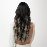 Black to Light Blonde Balayage (1B/19/1B) Classic Clip-Ins 120g [Clearance]_100% Remy Human Hair.