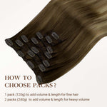 Bleach Blonde Balayage (3/8/613) Classic Clip-Ins [Clearance]_100% Remy Human Hair.