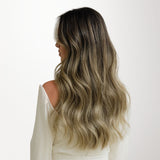 Bleach Blonde Balayage (3/8/613) Classic Clip-Ins [Clearance]_100% Remy Human Hair.