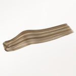  Ash Beige Blonde Blend (T12A/18H/P18H) Classic Clip-Ins (120g-150g)-100% Remy Human Hair.