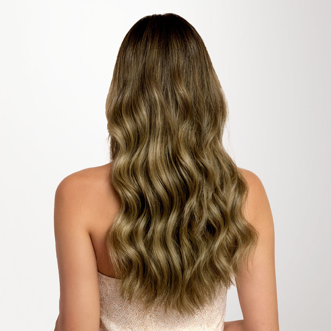 Caramel Blonde Balayage (4/27/4) Classic Clip-Ins [Clearance]_100% Remy Human Hair.