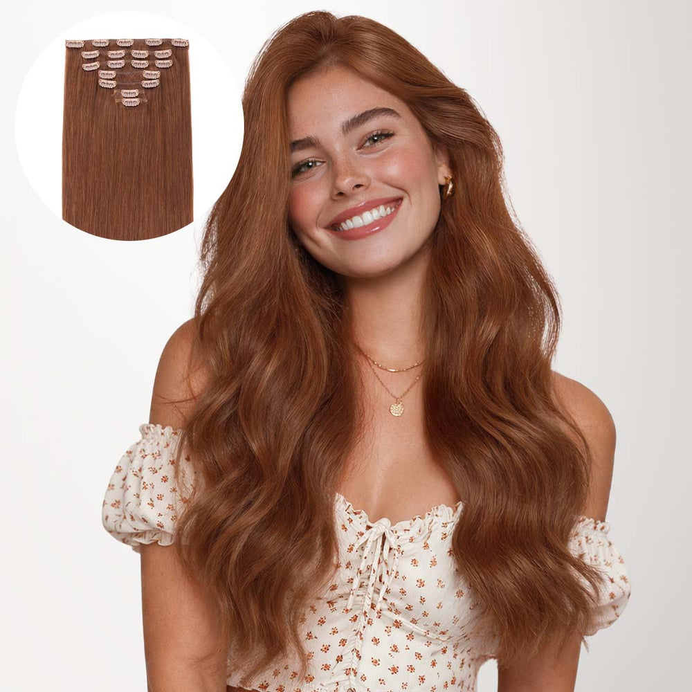 Cinnamon Terra Copper (330) Classic Clip-Ins (120g-130g) [Clearance]