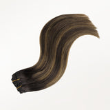 Dark Brown Balayage (2/6/2) Classic Clip-Ins [Clearance]_100% Remy Human Hair.