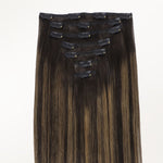 Dark Brown Balayage (2/6/2) Classic Clip-Ins [Clearance]_100% Remy Human Hair.