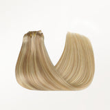 Dirty Blonde Highlights (18D/22F) Classic Clip-Ins (120g-130g)_100% Remy Human Hair.