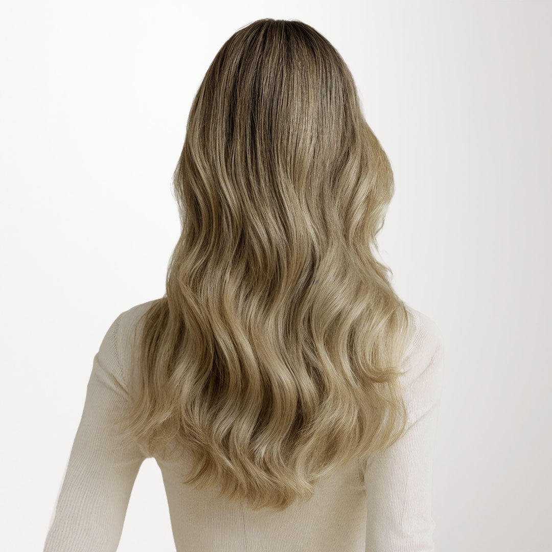 Golden Blonde Highlights (8B/60B) Classic Clip-Ins [Clearance]-100% Remy Human Hair.