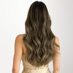 Honey Blonde Balayage (4/26/4) Classic Clip-Ins [Clearance]_100% Remy Human Hair.