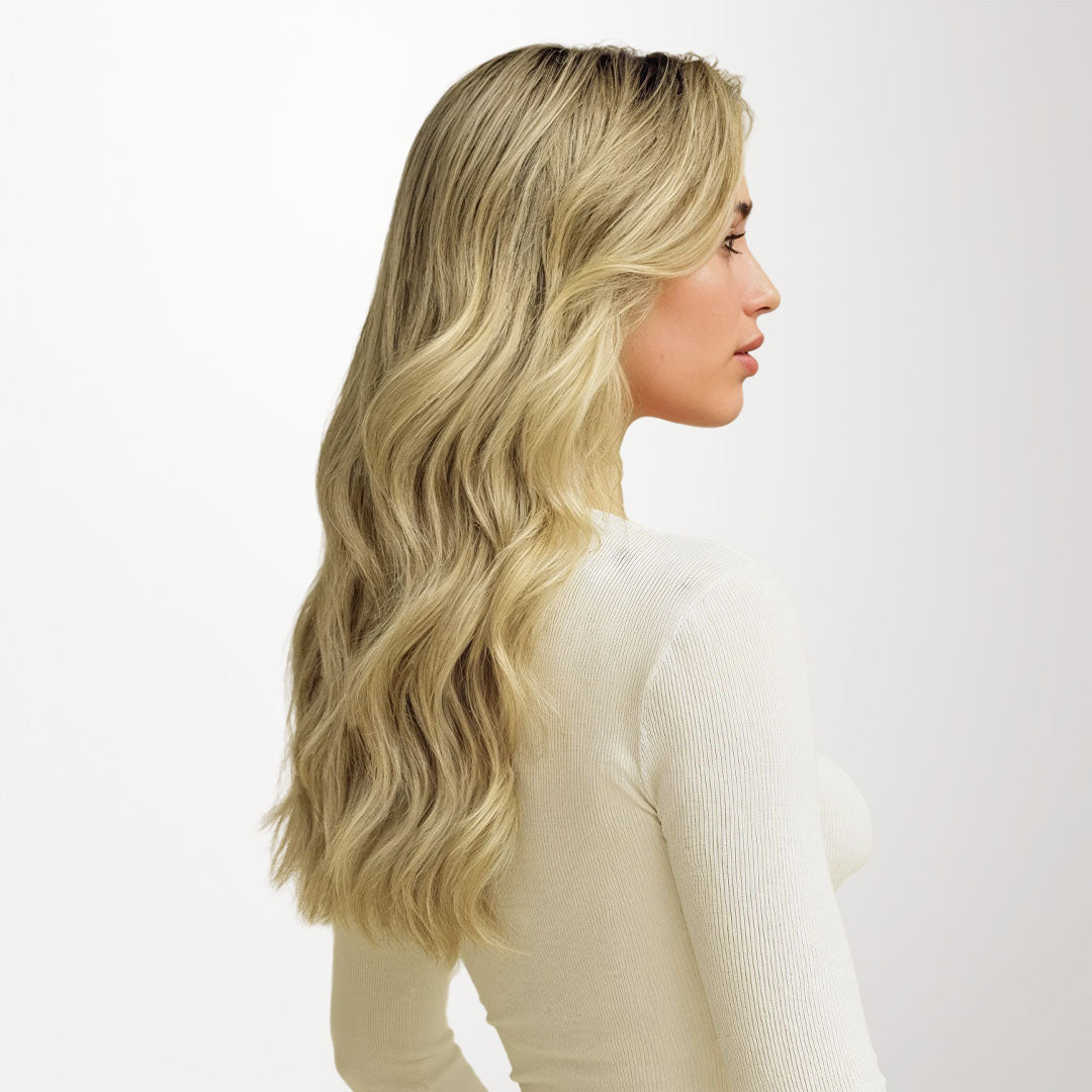 Light Blonde Highlights (16/22A) Classic Clip-Ins [Clearance]_100% Remy Human Hair.