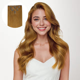 Medium Auburn Brown (30) Classic Clip-Ins (120g-130g) [Clearance]_100% Remy Human Hair.