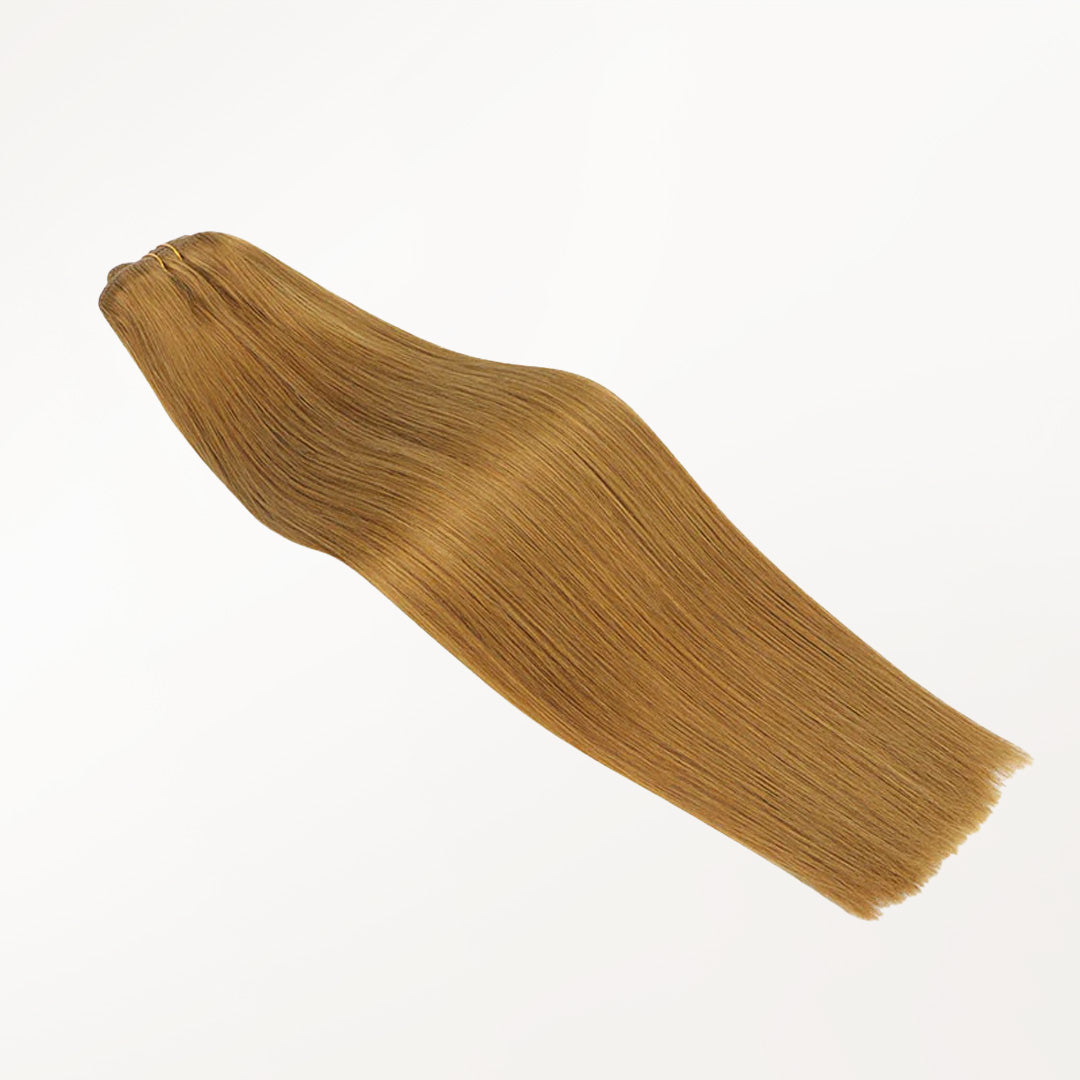 Medium Auburn Brown (30) Classic Clip-Ins (120g-130g) [Clearance]_100% Remy Human Hair.