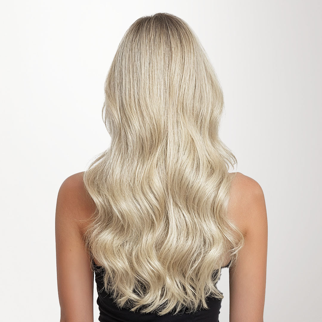 Platinum Blonde (60A) Classic Clip-Ins [Clearance]_100% Remy Human Hair.