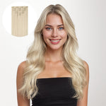 Platinum Blonde (60A) Classic Clip-Ins [Clearance]_100% Remy Human Hair.