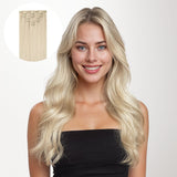 Platinum Blonde (60A) Classic Clip-Ins [Clearance]_100% Remy Human Hair.